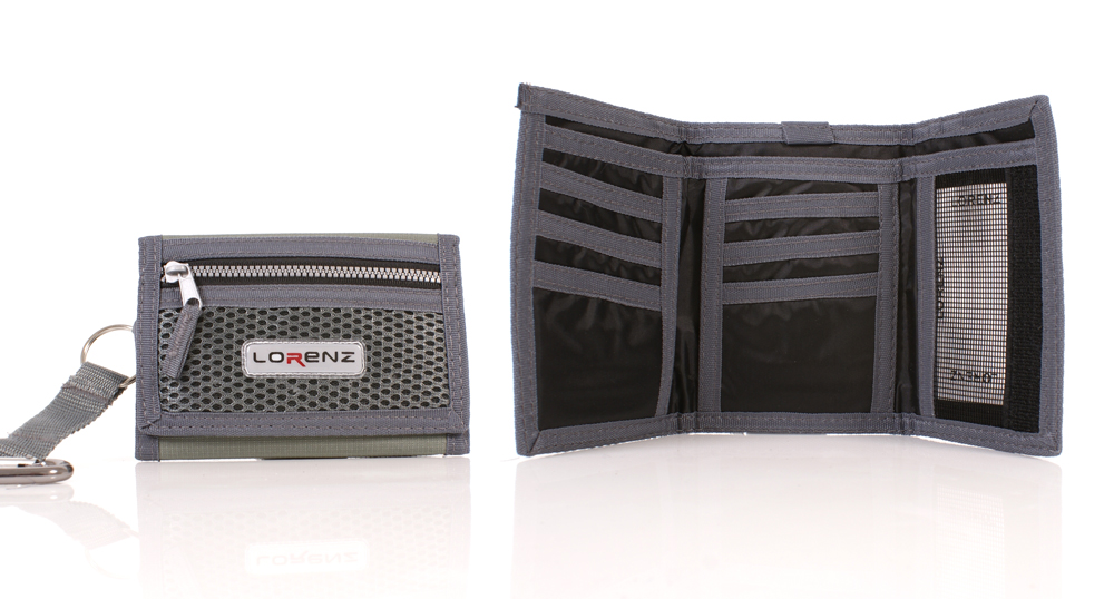(image for) 8002 GREY Sports Wallet with Belt Hook
